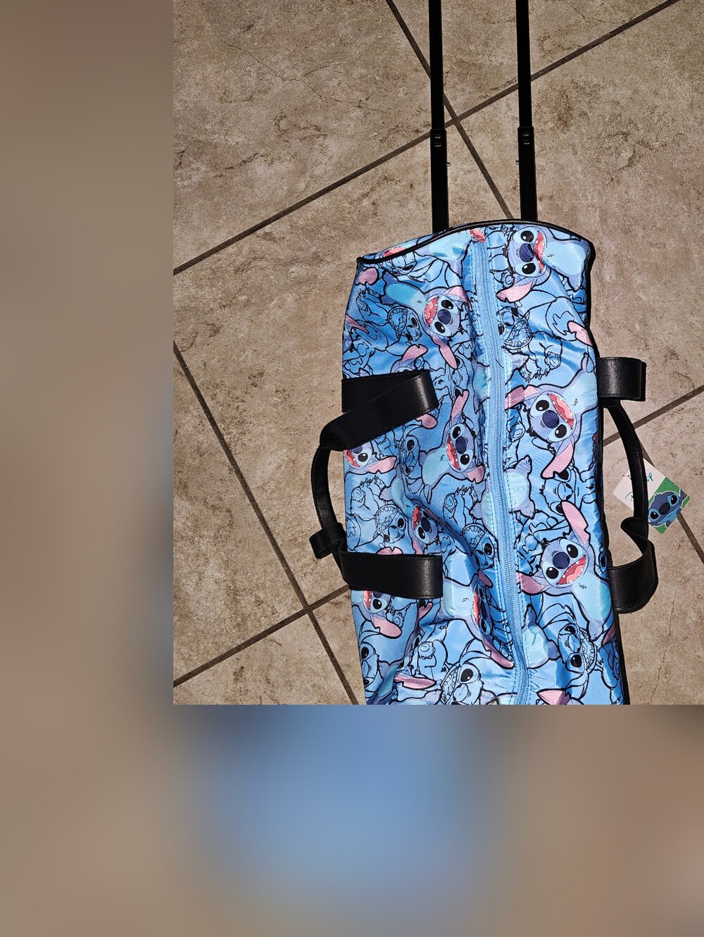 SOLD Disney Stitch Rolling Duffel Bag NWT - Picture 11 of 11